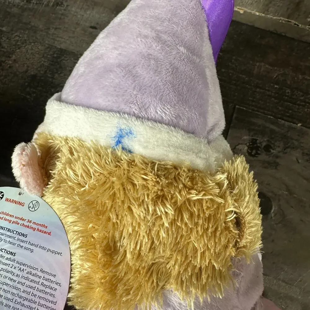 Cuddly Crooners Singing PRincess Plush Hand‎ Puppet Tags Stains